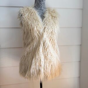 Faux Fur Shag Vest Boho Bohemian Vest